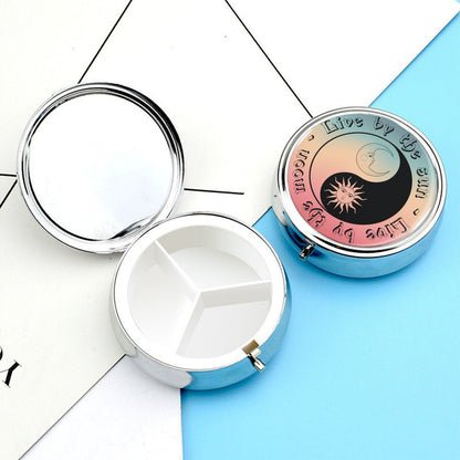 Pastillero Redondo Personalizado | Lleva tus Pastillas con Estilo