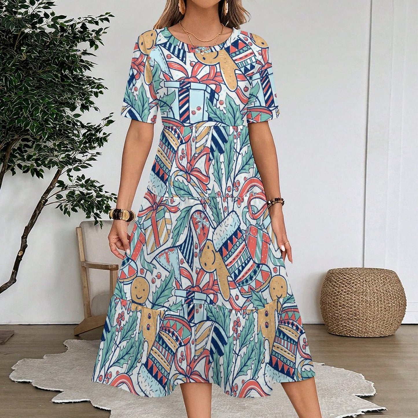 Vestido Largo Personalizable (S-8XL) | Ropa con Foto México