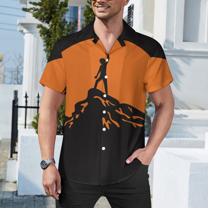 Camisa Cubana Personalizada para Hombre | Diseña con Tu Foto/Logo