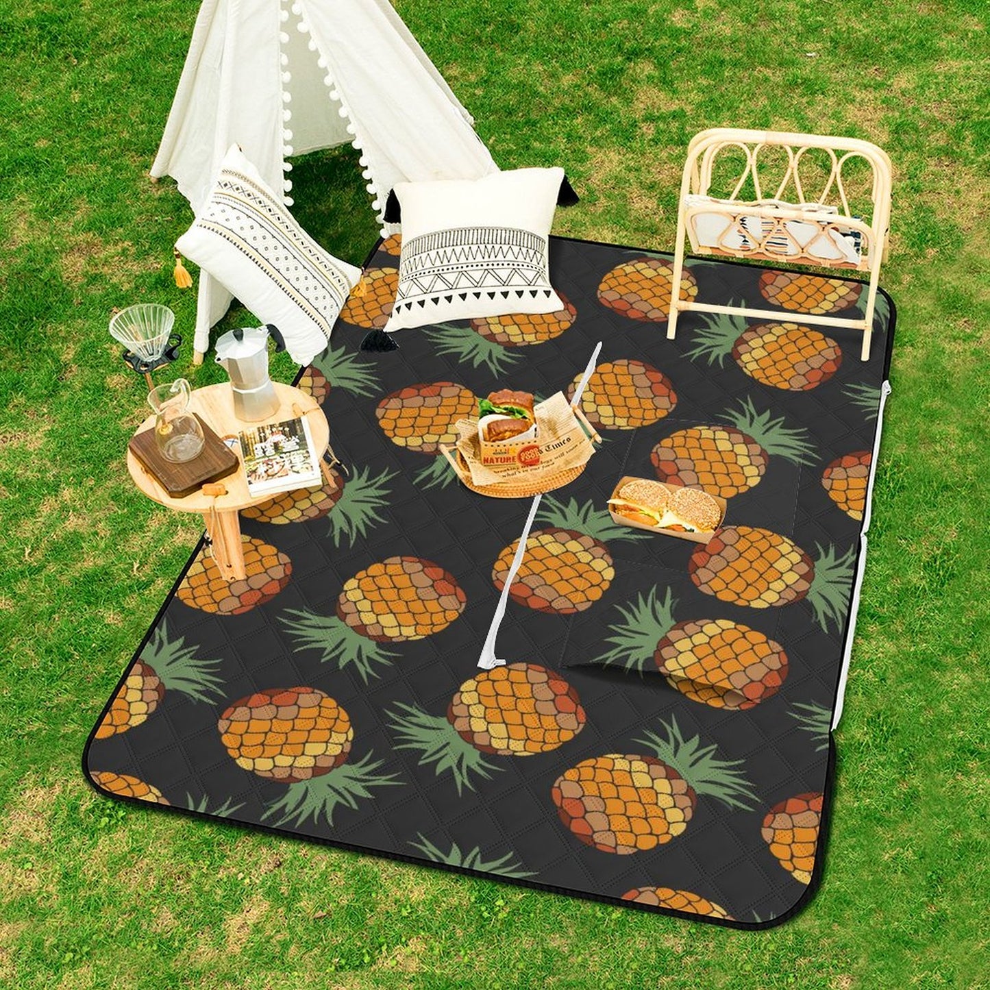 Tardes de Picnic Inolvidables | Manta Plegable Impermeable 2 en 1