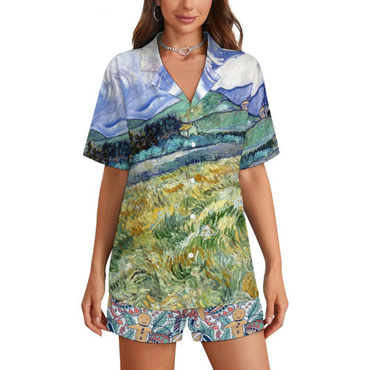 Pijama Personalizada para Mujer | Set de Verano en Seda de Leche