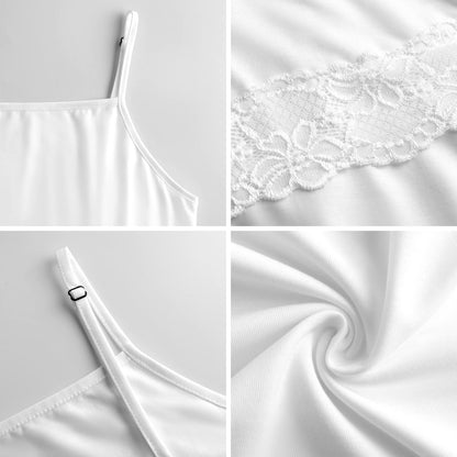 Vestido Lencero Midi con Encaje Personalizado | Estilo Y2K