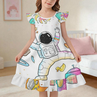 Camisola para Niña con Olanes Personalizable