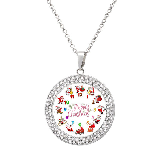 Collar con Foto Personalizada y Brillantes | Joyería Hip-Hop Mujer
