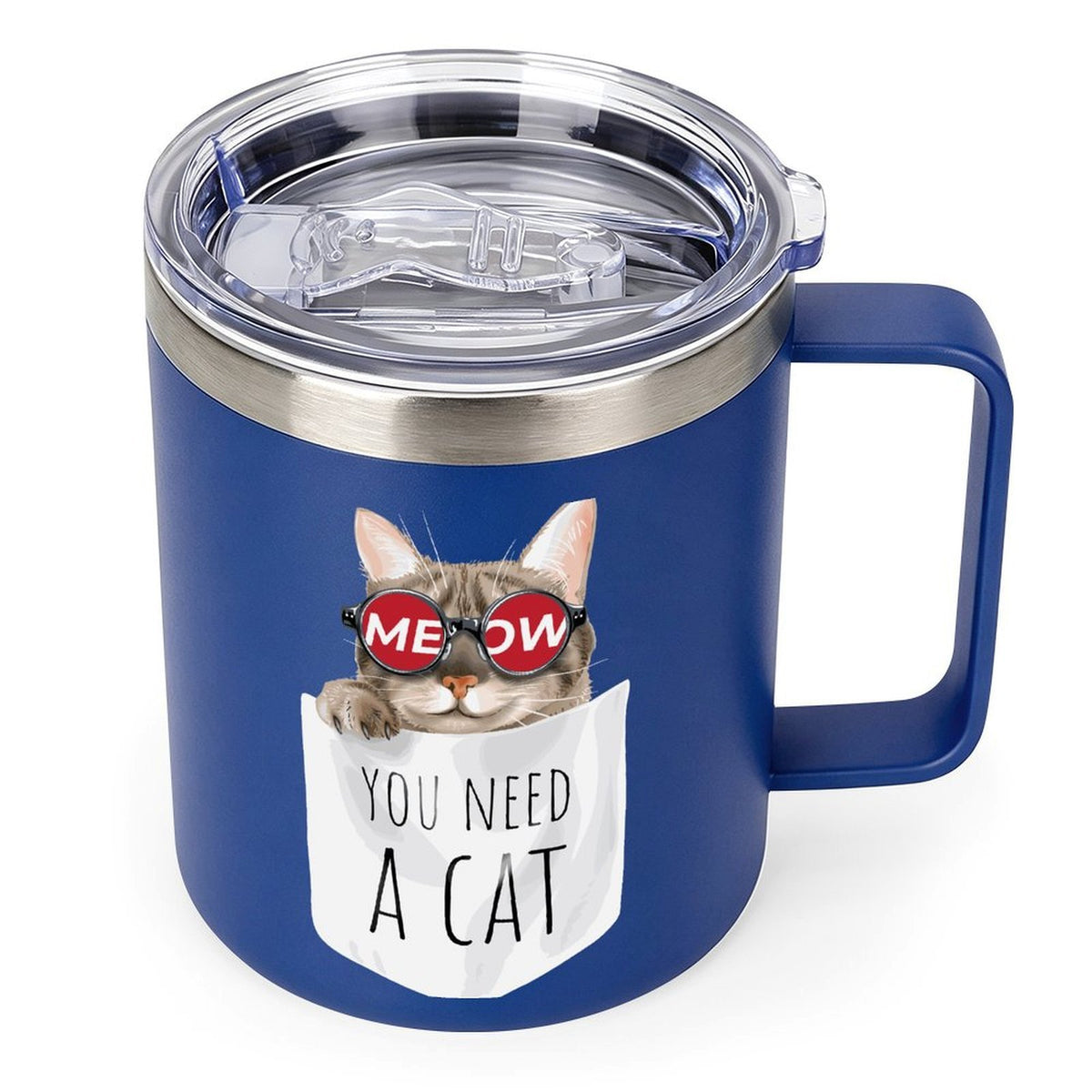Eggshell Cup You Need A Cat, Sunglasses
