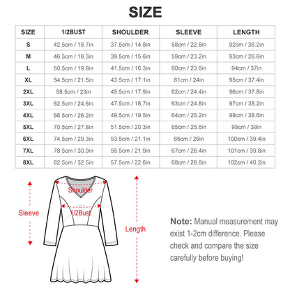 Vestido Tallas Extras Cuello V | Moda Plus Size S-8XL Personalizada