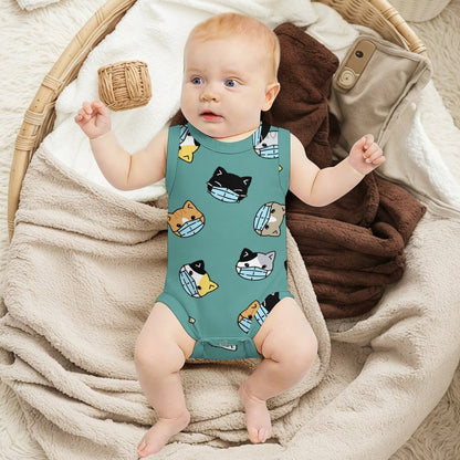 Pañalero Body Personalizado para Bebé | Ropa sin Mangas Recién Nacido
