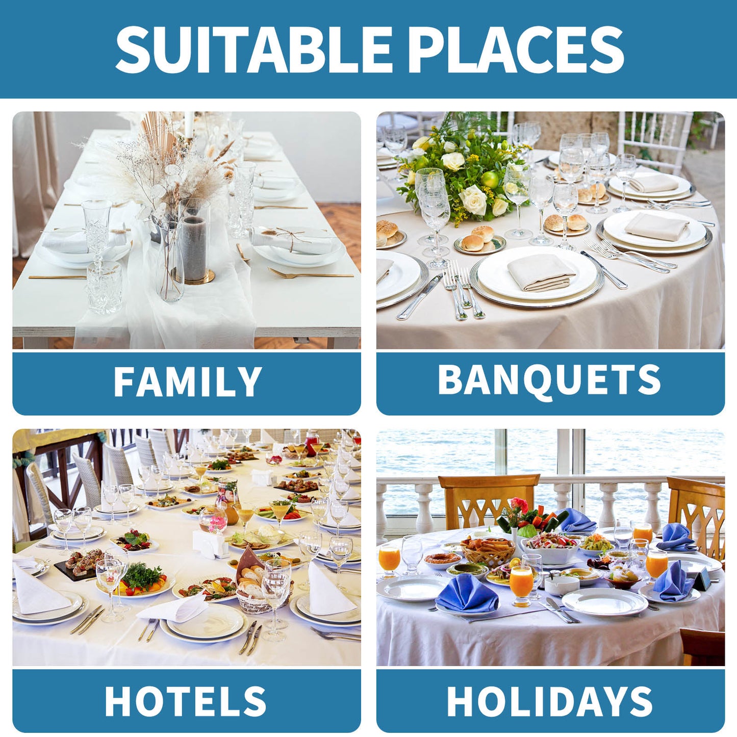 Servilletas de Tela Personalizadas | El Detalle que Eleva tus Cenas a Eventos