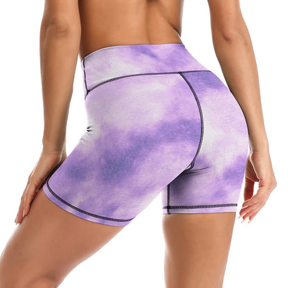Shorts de Yoga Tiro Alto Ultra Suaves Personalizados | Estampado Completo con Tu Diseño