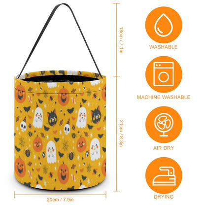 Bolsa de Dulces Halloween Personalizada | Tote Bag Trick-or-Treat Niños