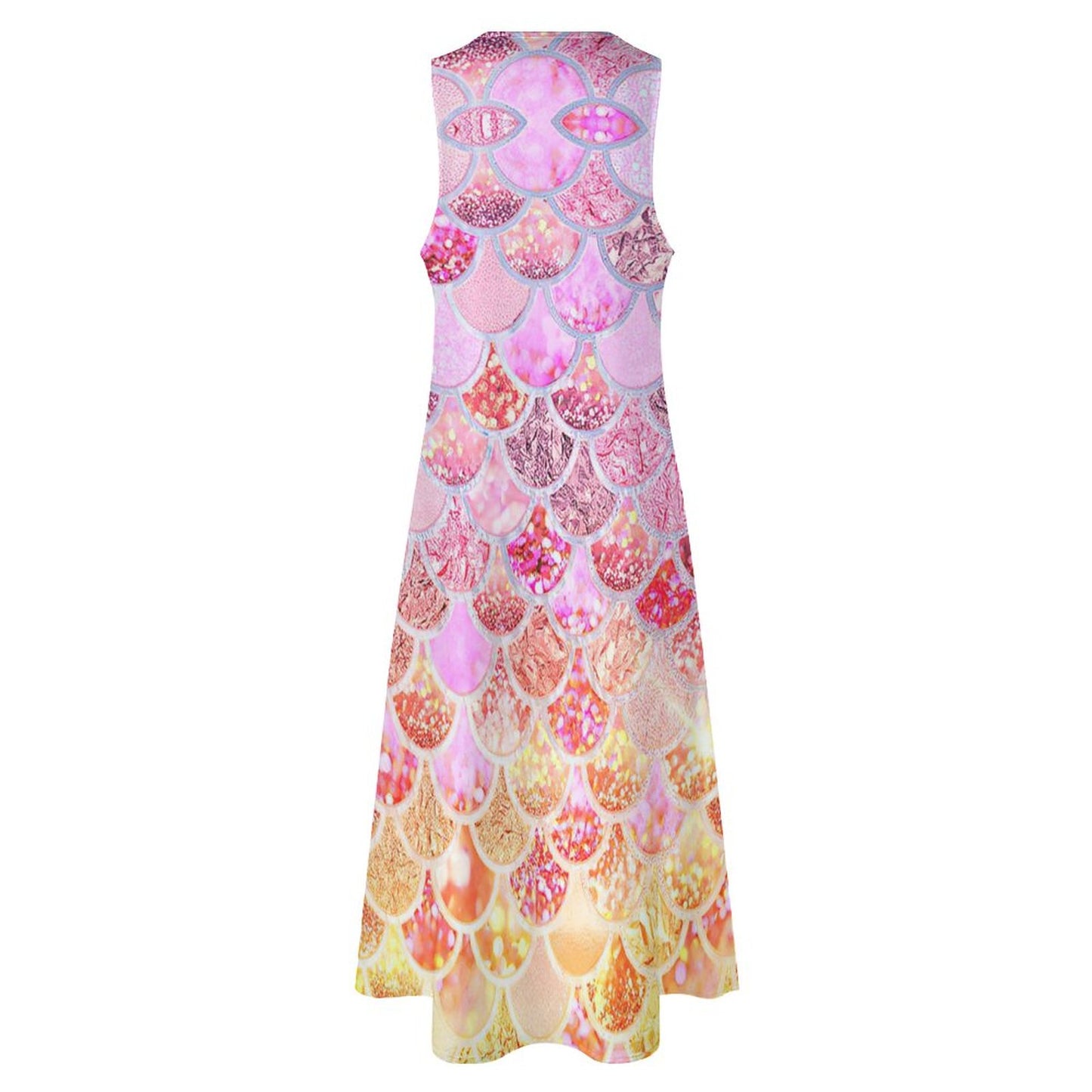 Vestido Largo Sin Mangas | Maxi Vestido Corte Columna Personalizado