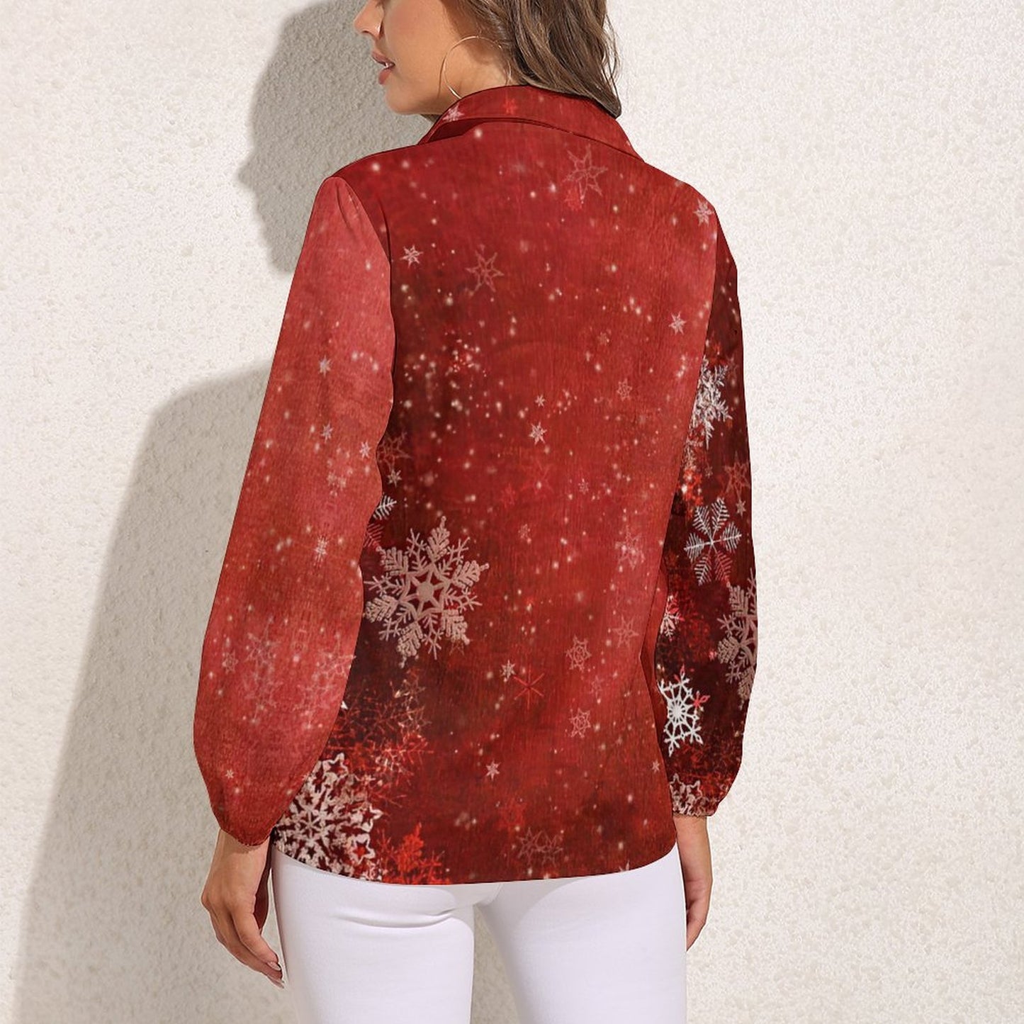 Blusa Retro de Botones para Mujer | Camisa Casual Personalizable