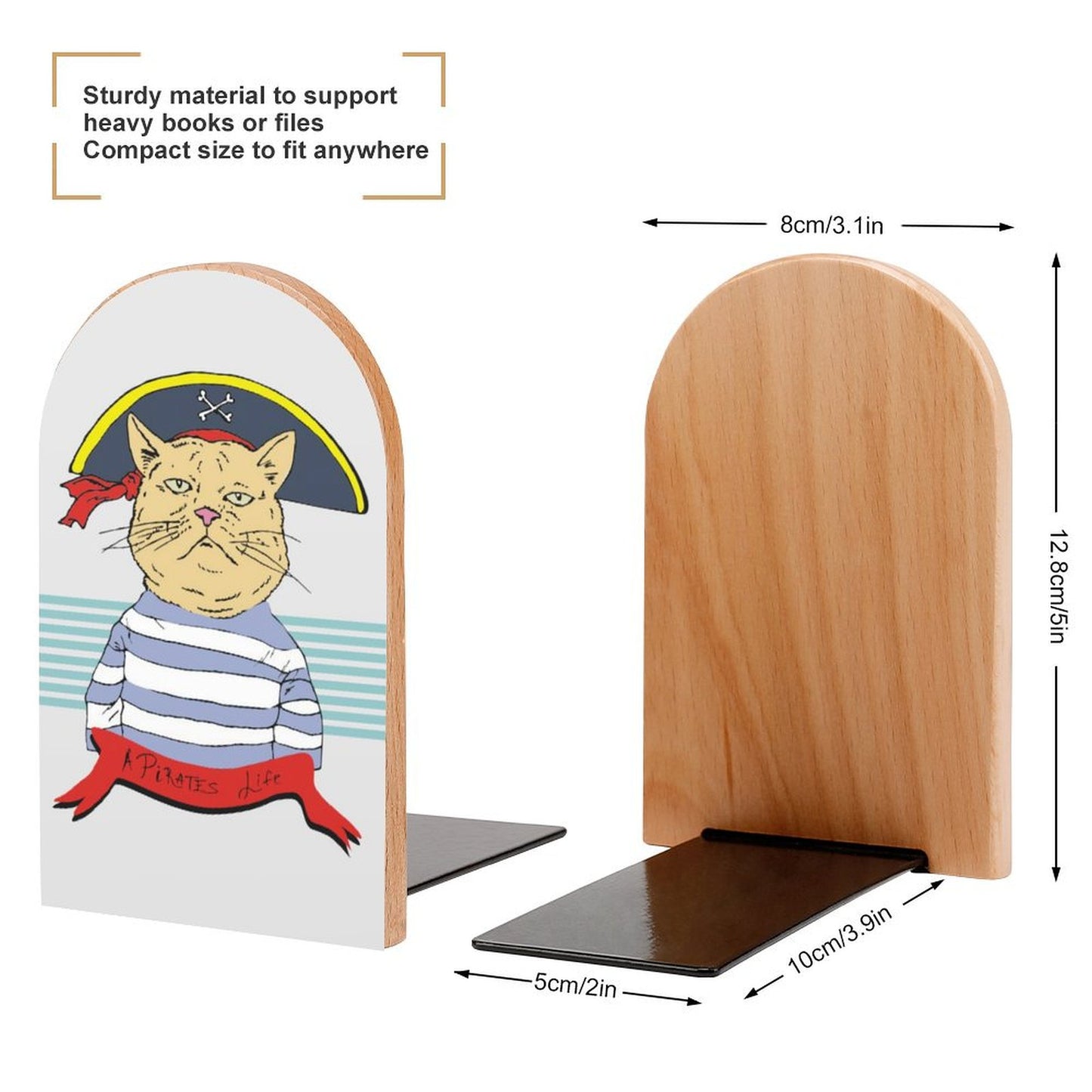 Sujetalibros de Madera | Orden y Estilo para tu Escritorio