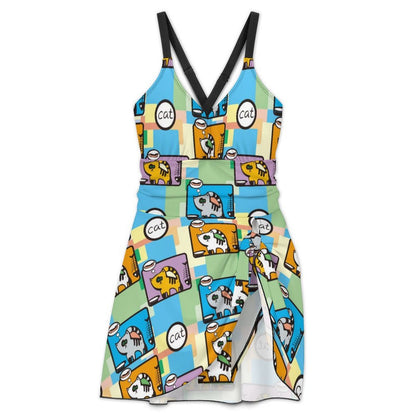 Traje de Baño Tipo Vestido con Pantaloncillo Integrado y Amarres Laterales, Personalizable