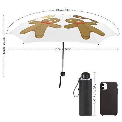 Paraguas Compacto UV Personalizado 5 Pliegues | Protección UPF 50+