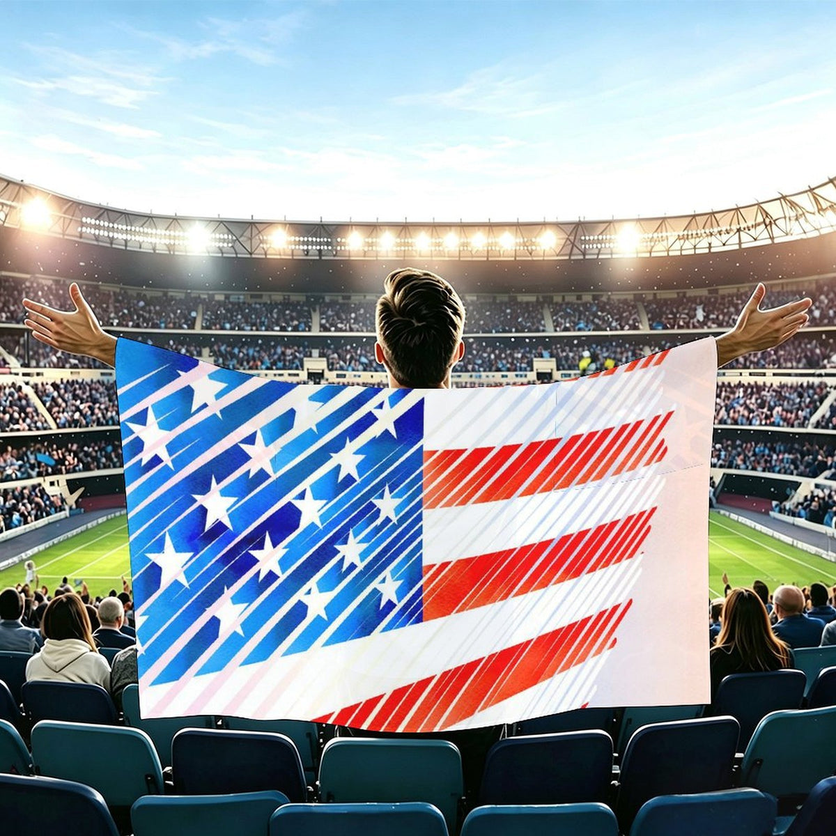 Capa Bandera Personalizable de Poliéster para Eventos y Cosplay