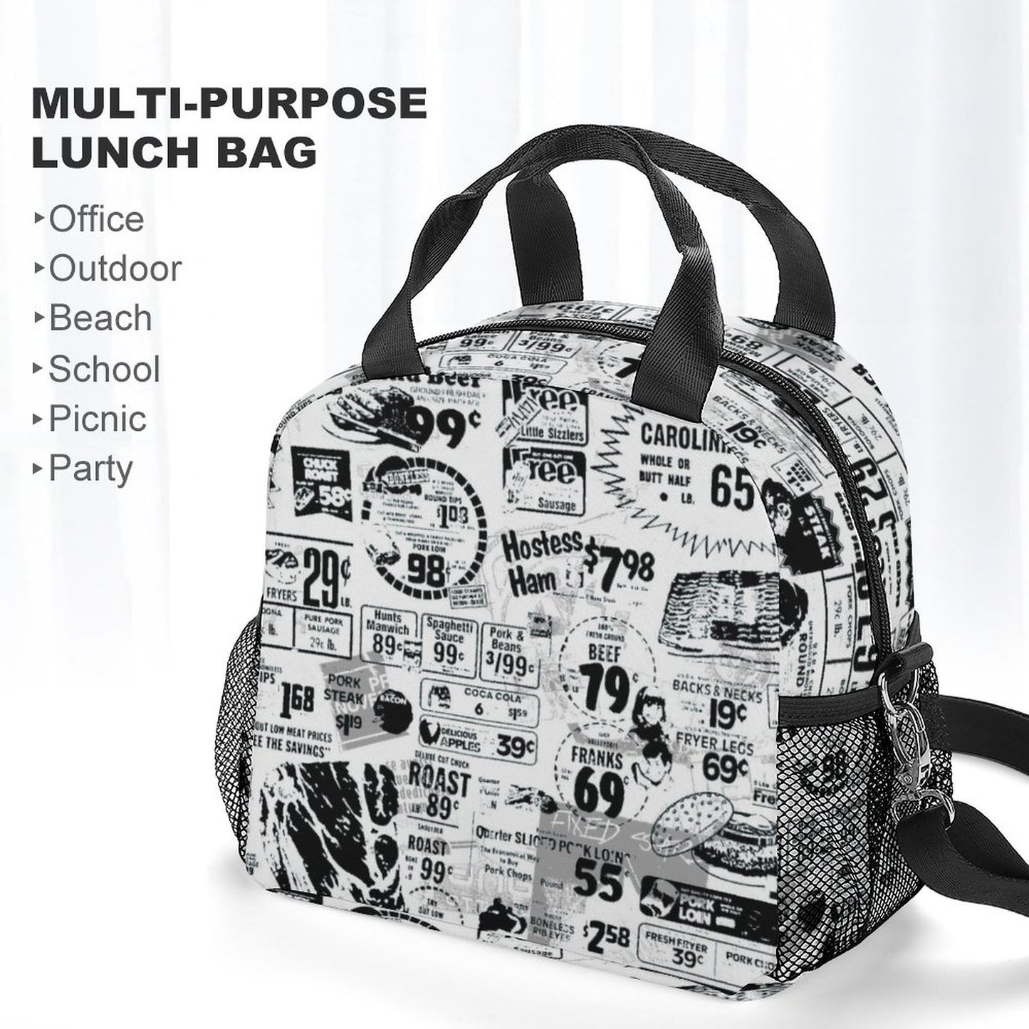 Lonchera Térmica Cruzada Personalizada | Bolsa de Almuerzo Manos Libres