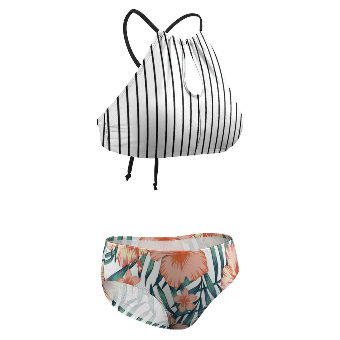 Bikini Halter Personalizado de Dos Piezas | Traje de Baño Clásico