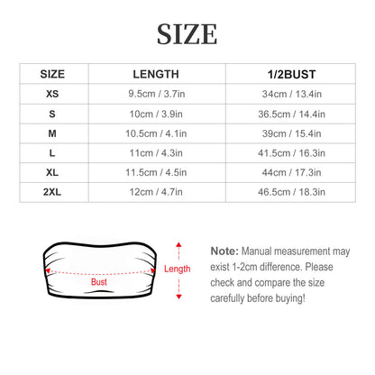 Top Bandeau Personalizado | Mini Tube Top Sin Tirantes