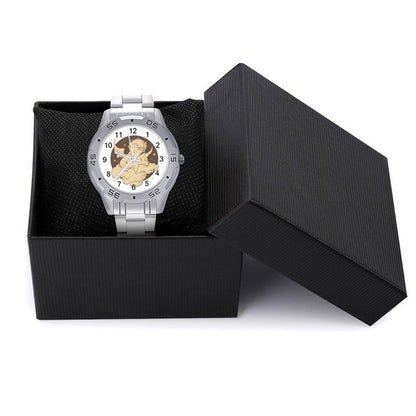Reloj Ejecutivo Personalizado con Logo | Acero Inoxidable para Oficina