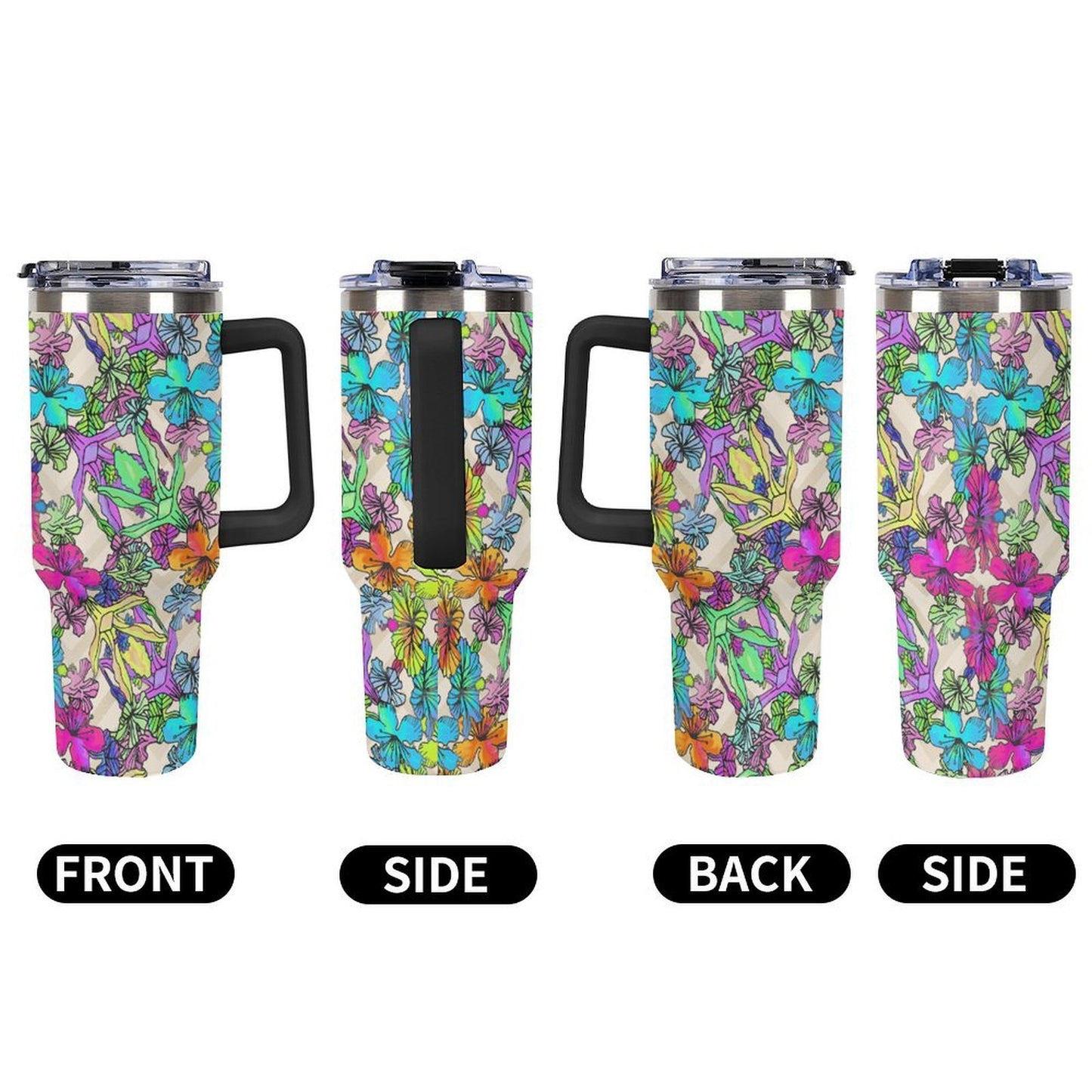 Vaso Térmico Gigante Personalizado de Acero Inoxidable 40oz
