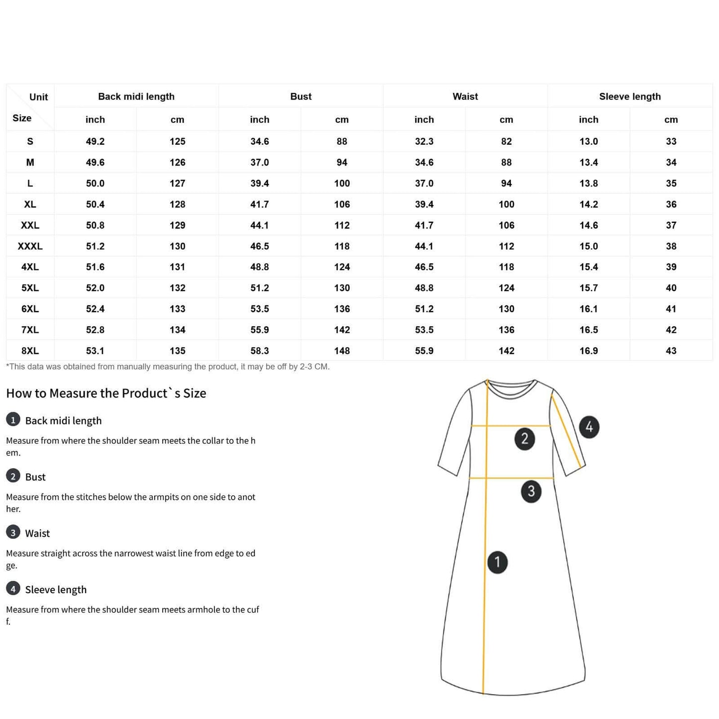 Vestido Largo Personalizable (S-8XL) | Ropa con Foto México