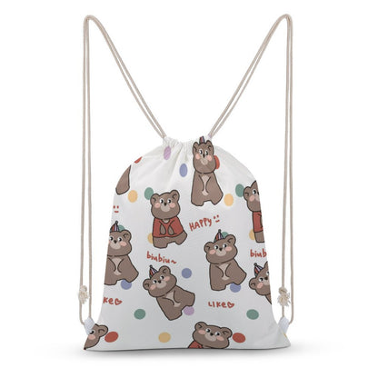Mochila Saco de Lona 12oz Personalizada | Morral de Cuerdas Algodón