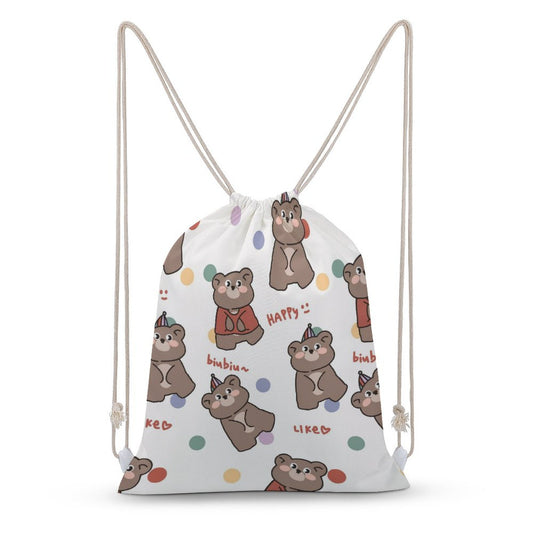 Mochila Saco de Lona 12oz Personalizada | Morral de Cuerdas Algodón