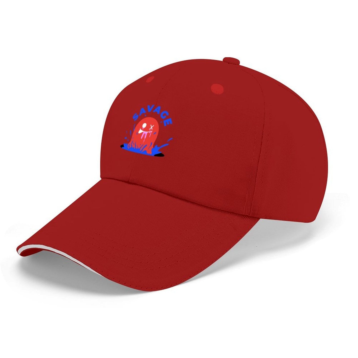 Gorra Sándwich Personalizada con Visera Bicolor y Estampado a Todo Color