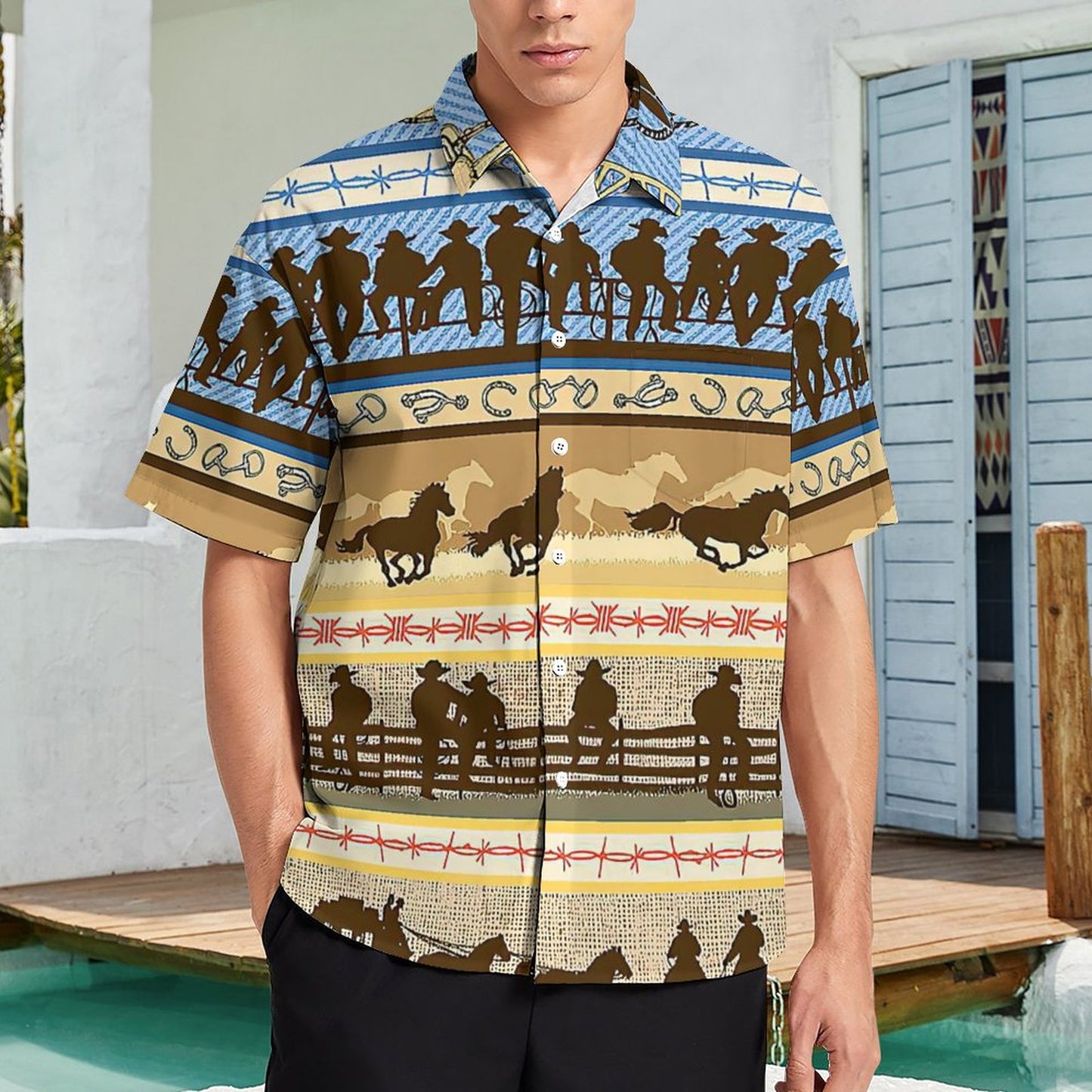 Camisa Hawaiana Personalizada | Tela Stretch 4-Vías & Bolsillo Real