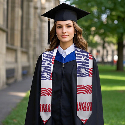Estola de Graduación en V Personalizada | El Testimonio de Tu Triunfo