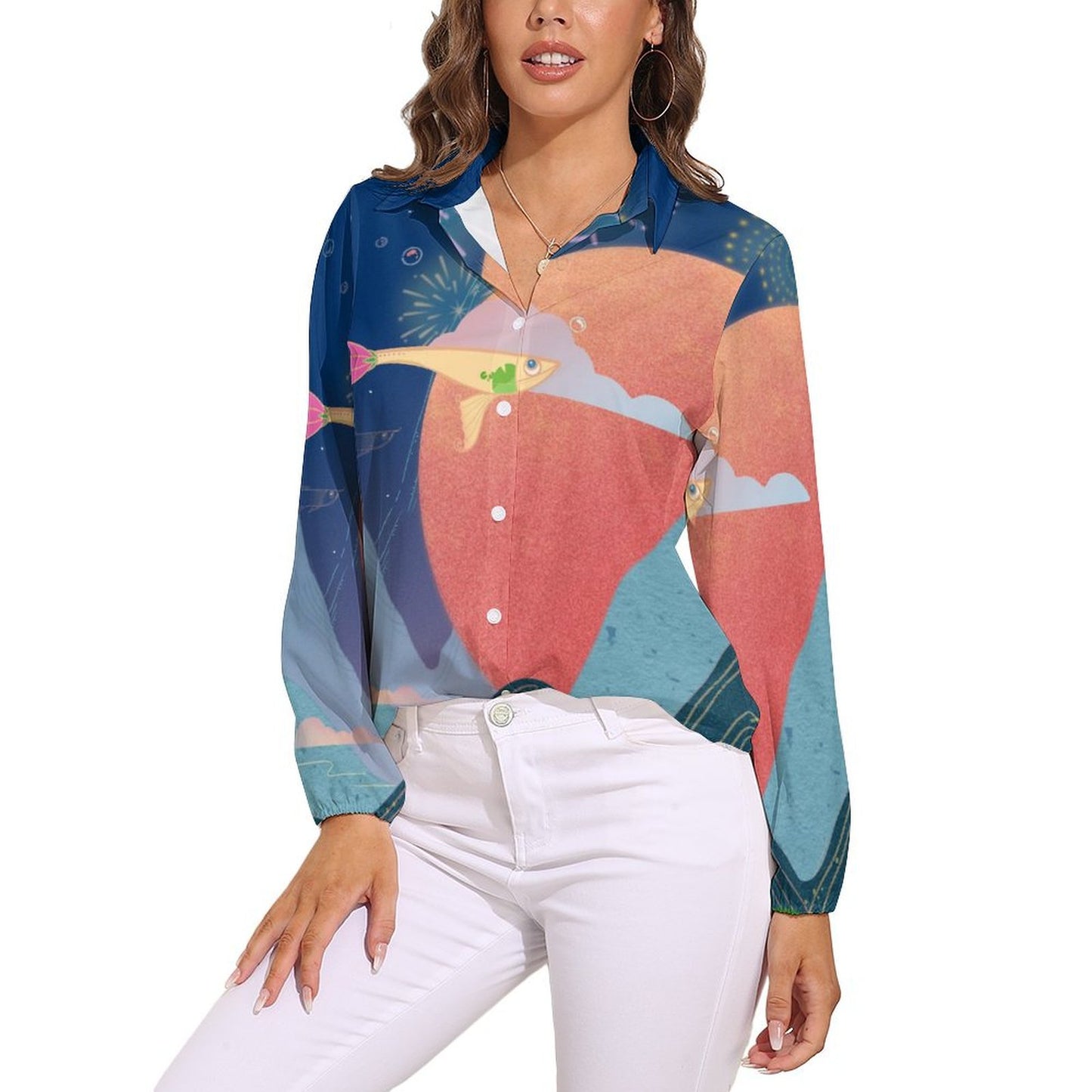Blusa Camisera Personalizada para Mujer | Diseña con Tu Foto/Logo
