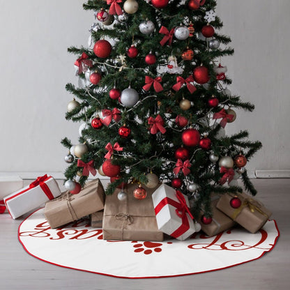 Enmarca tu Navidad: Cubre Pie de Árbol Reversible y Personalizado