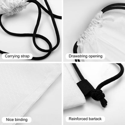 Mochila de Cuerdas Personalizada | Bolsa Hexagonal Drawstring
