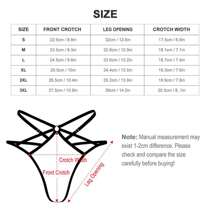 Tanga de Malla Transparente Personalizada | Ropa Interior Divertida