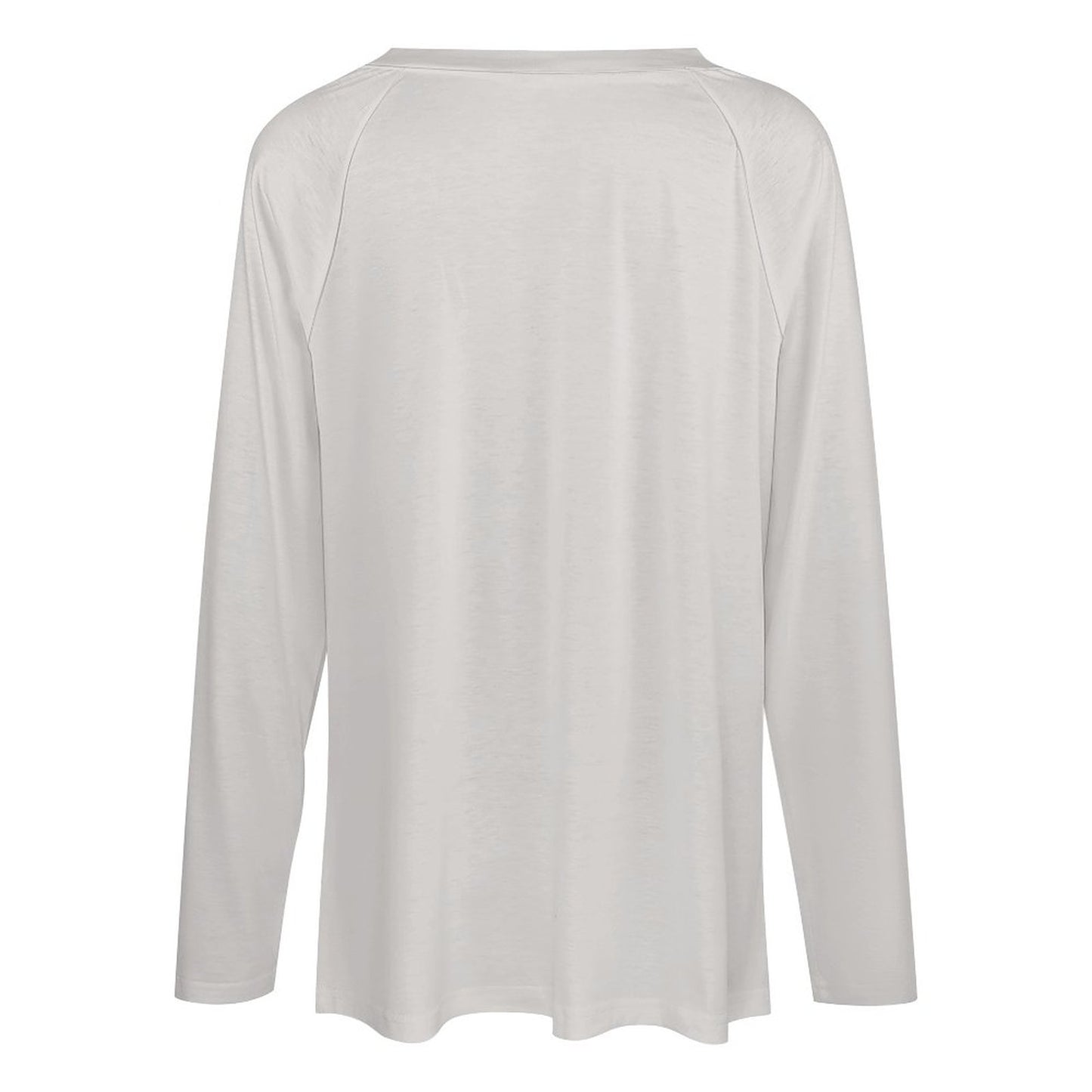 Playera Oversize Manga Larga Cuello V Doble | Personalizable y Tallas Extra