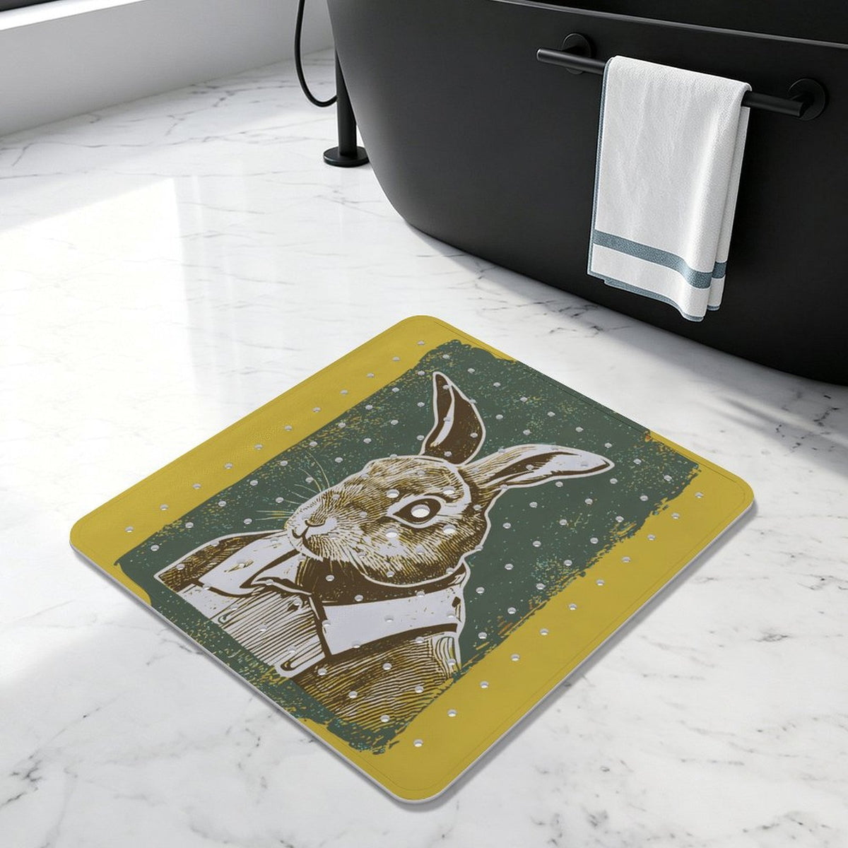 Tapete Antiderrapante Personalizado para Baño con Ventosas