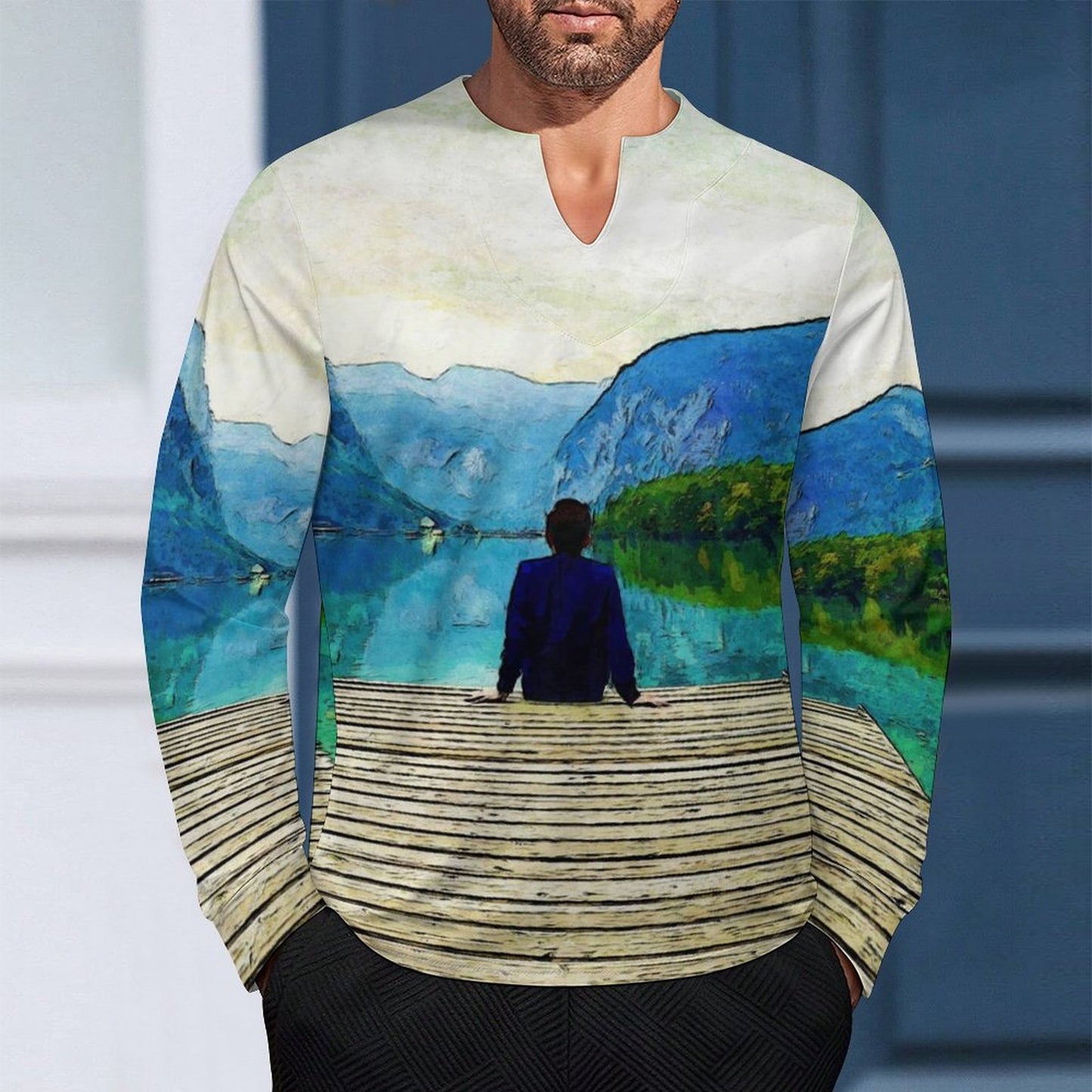 Playera Manga Larga Secado Rápido para Hombre | Personalizada