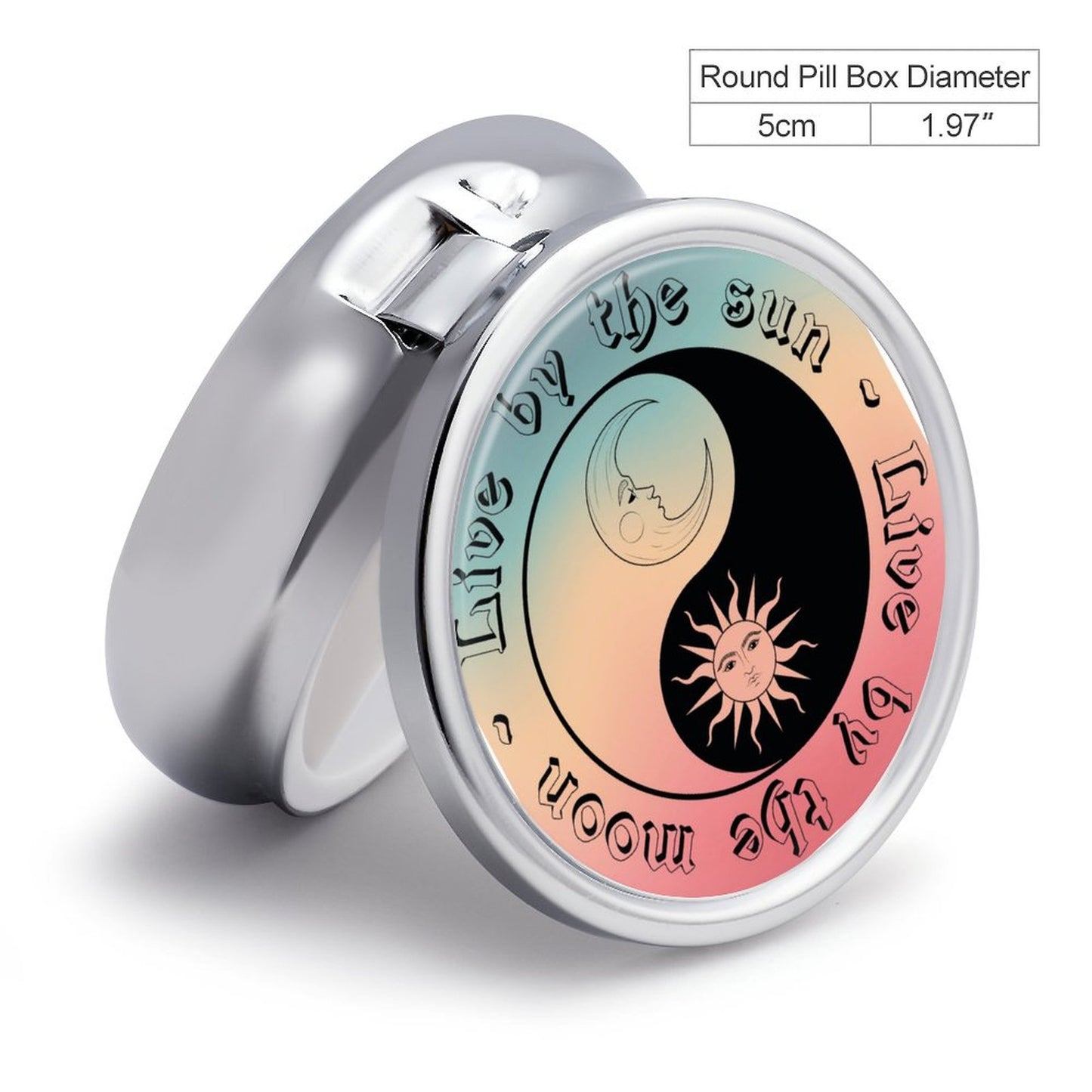 Pastillero Redondo Personalizado | Lleva tus Pastillas con Estilo