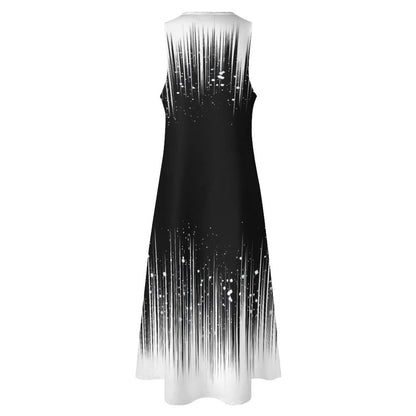 Vestido Maxi Sin Mangas Personalizado | Corte Slim Fit Elegante