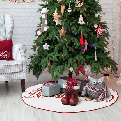 Enmarca tu Navidad: Cubre Pie de Árbol Reversible y Personalizado