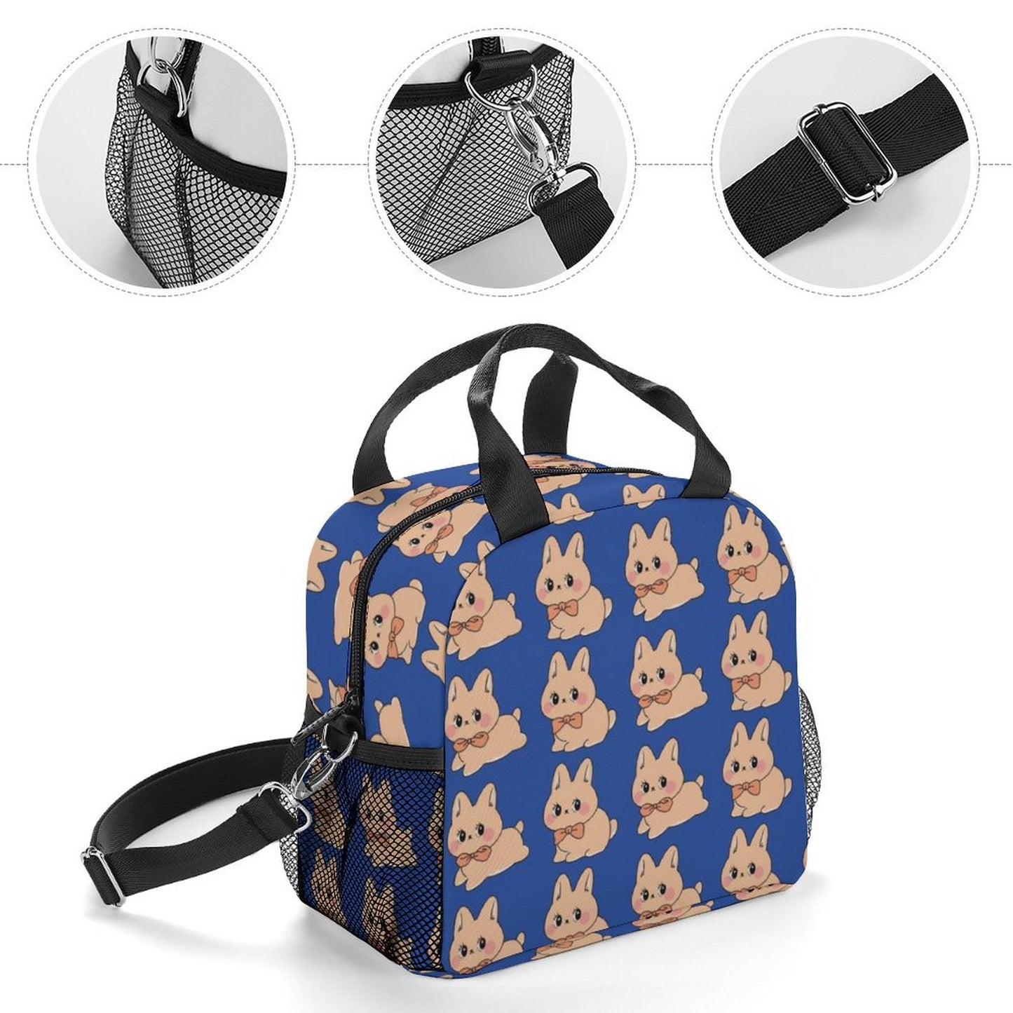Lonchera Crossbody Térmica Personalizada | Bolsa de Almuerzo Manos Libres