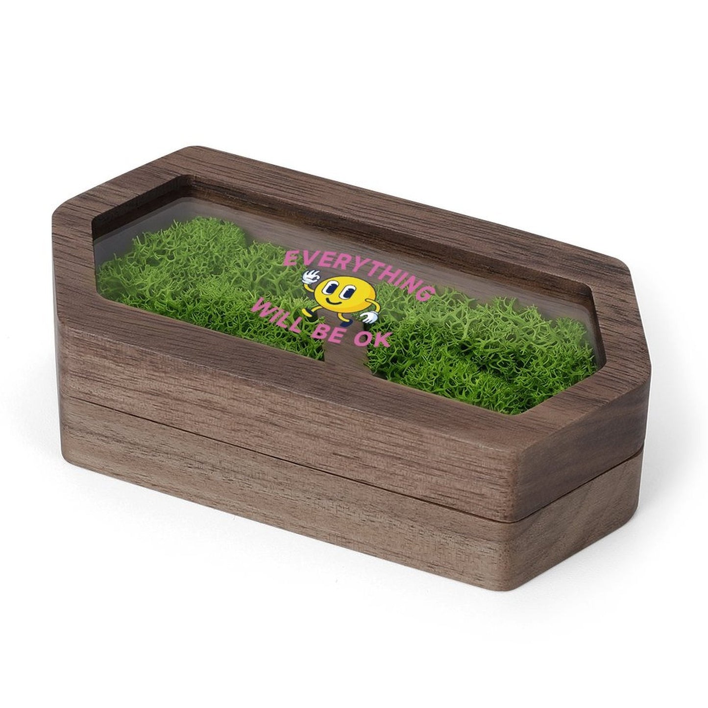 Estuche Cuadrado de Terciopelo para Joyería con Espejo Personalizable