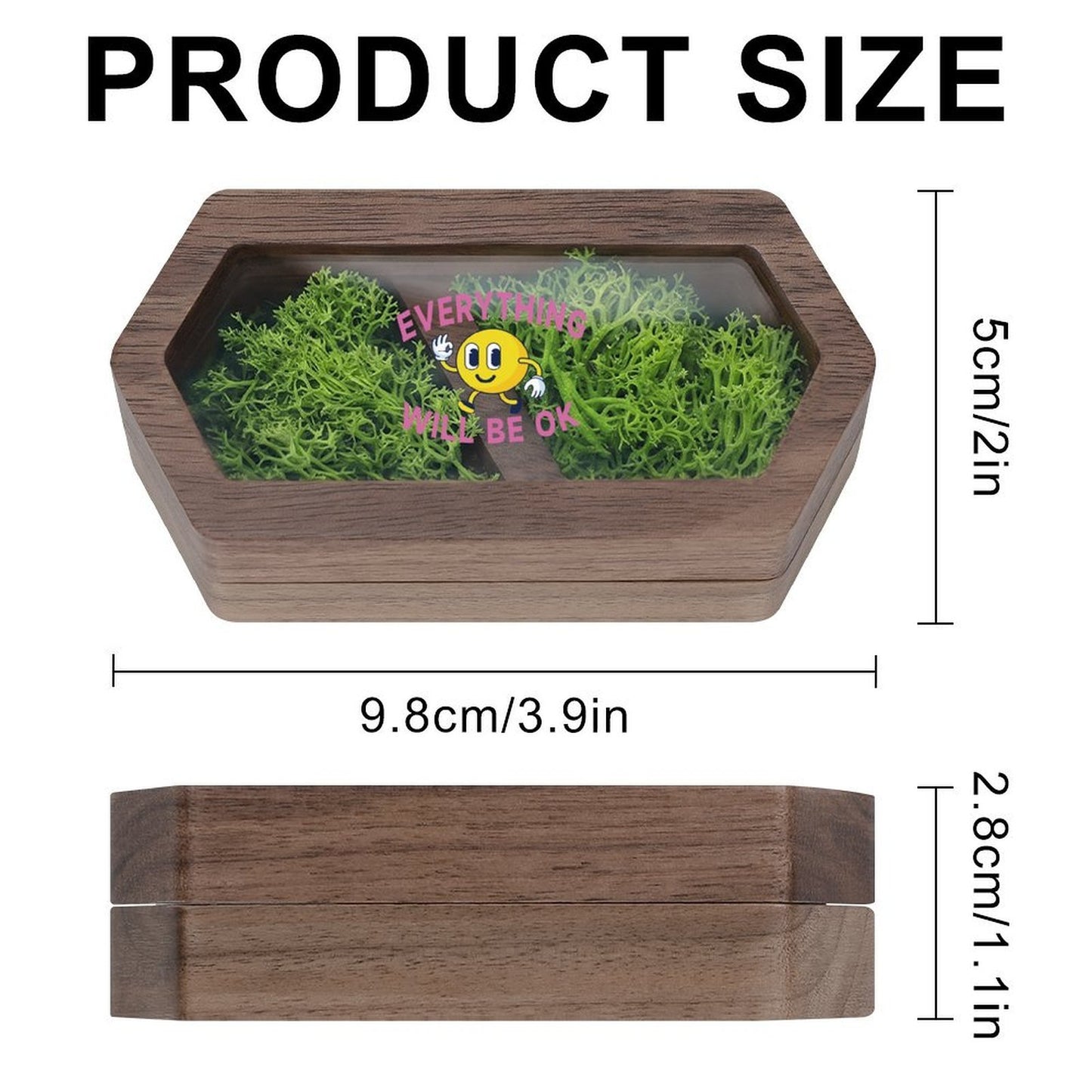 Estuche Cuadrado de Terciopelo para Joyería con Espejo Personalizable