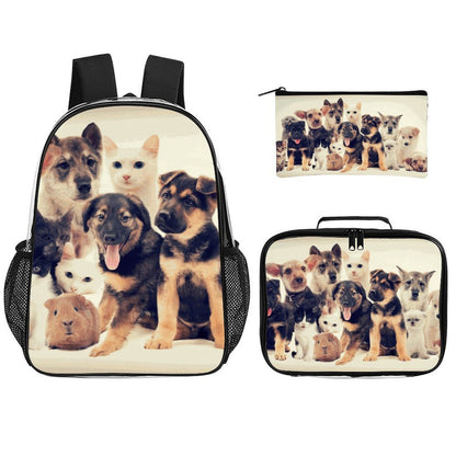 Set de Mochila Transparente 3 Piezas Personalizable con Impresión UV