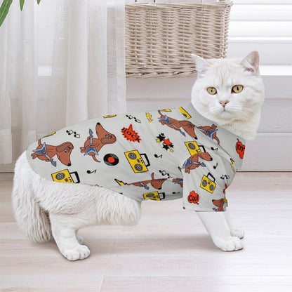 Camisa Personalizada para Mascotas | Estilo Hawaiano y Tela Elástica