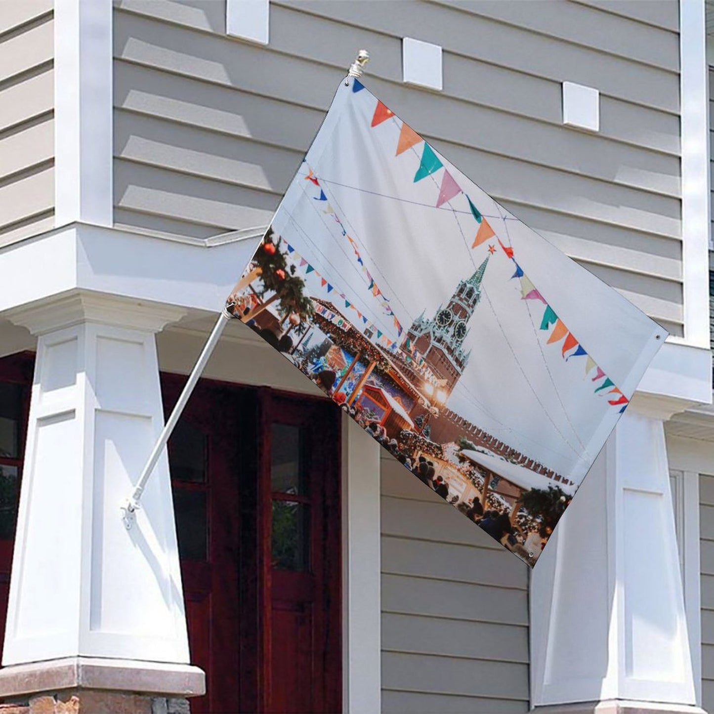Bandera Personalizada con Foto para Exterior | Decora tu Jardín