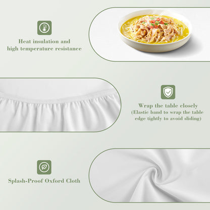 Mantel Ajustado para Mesa Ovalada | El Ajuste Perfecto para tus Curvas
