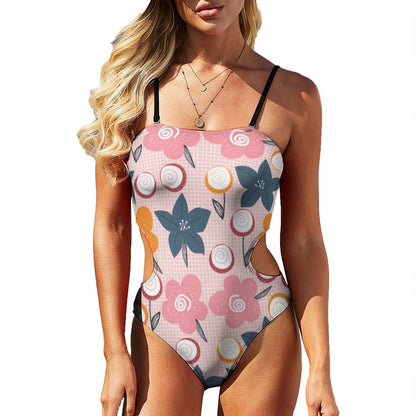 Monokini con Aberturas Laterales Personalizado | Traje de Baño Entero con Tu Diseño