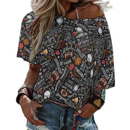 Blusa Oversize Cuello Barco | Top Murciélago Personalizado & Disimula Brazos